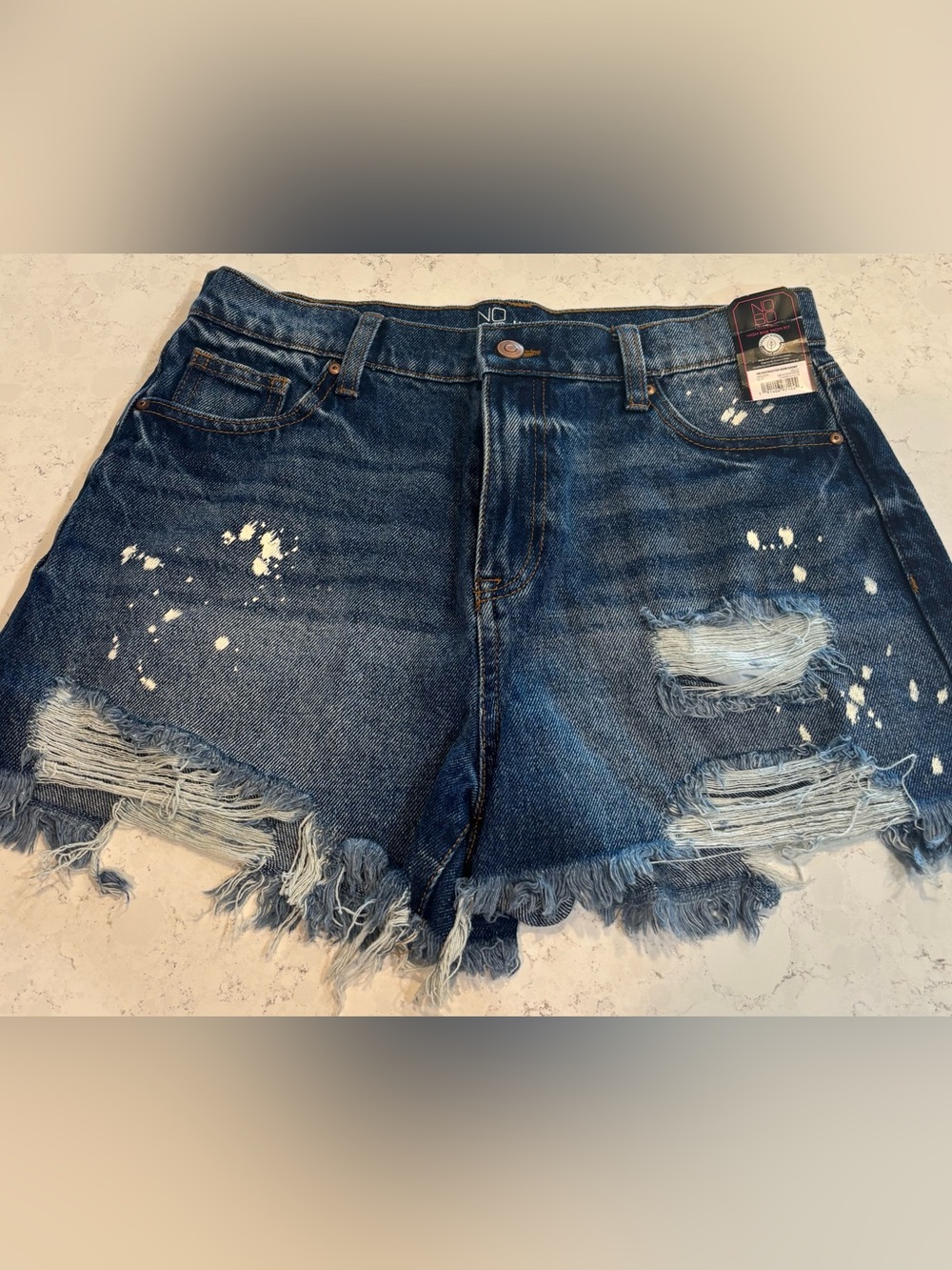 NOBO Distressed Denim Shorts